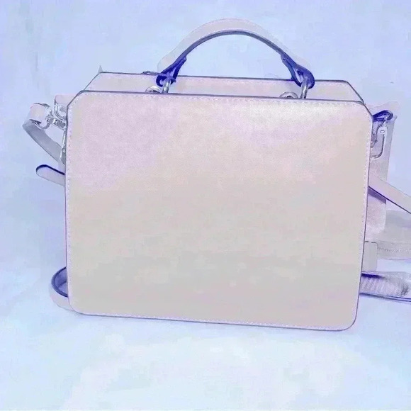 Steve Madden Chalk Bevelyn  w/AirPod Case Crossbody Bag Purse Satchel - Picture 3 of 11